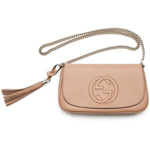 Like new Gucci Soho flap crossbody Camelia bag